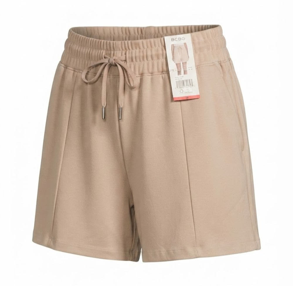 New Women's BCBG Tan Pull-On Casual Shorts - Size Medium - NWT